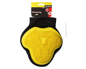 Pet One - Grooming Mit Medium Yellow - Pets Wonderland