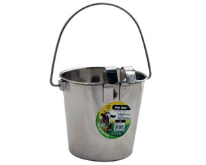 Pet One - Hanging Pail Flat Sided - Pets Wonderland
