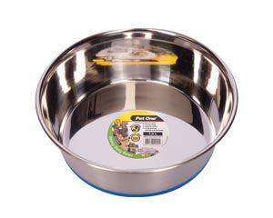 Pet One - Premium Stainless Steel Heavy Duty & Anti-Skid Bowl - Pets Wonderland