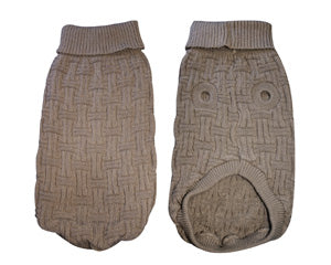 Pet One - KomfyKnit Dog Jumper Icelandic Latte - Pets Wonderland