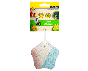 Pet One - Small Animal Lava Star Chew Hanging