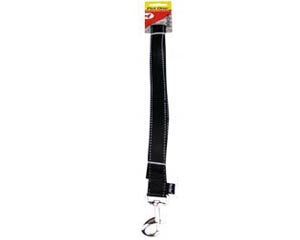 Pet One - Lead Nylon Reflective 15mm Black