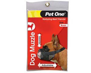 Pet One - Nylon Adjustable Dog Muzzel For Boxer - Pets Wonderland