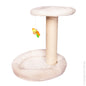 Pet One - Scratching Tree Post W/ Platform & Teaser Toy