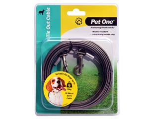 Pet One - Tie Out Cable - Pets Wonderland
