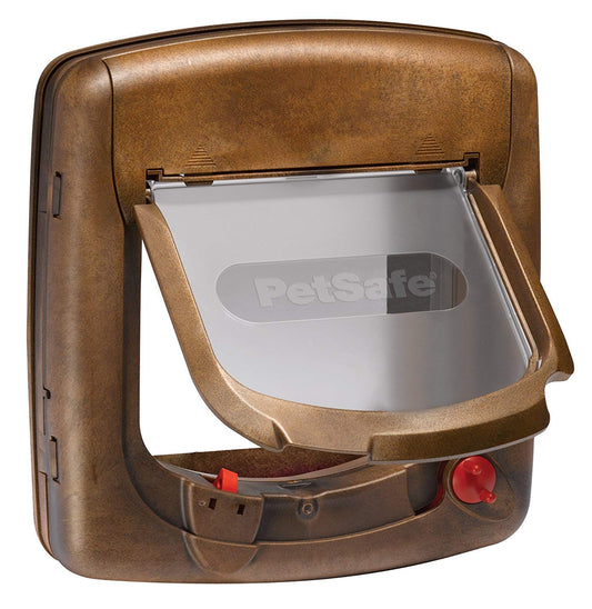 PetSafe - Magnetic 4 Way Locking Deluxe Cat Flap (420 EFS) - Pets Wonderland
