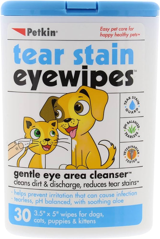 Petkin - Tear Stain Eyewipes - Pets Wonderland