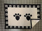 Petrageous - Dog Paws Tapestry Placemat