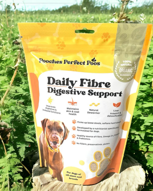 Pooches Perfect Poos - Daily Fibre Digestive Support 250g - Pets Wonderland