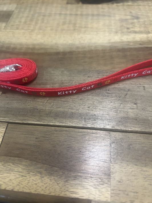 Prestige - Kitty Cat Lead Red 3/8Inch - Pets Wonderland