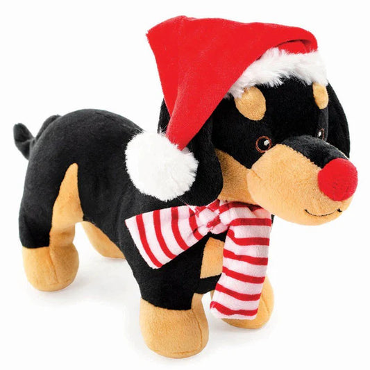 Prestige - Snuggle Pals Christmas Daschund - Pets Wonderland