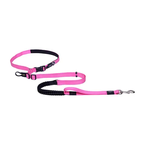 Rogz - Utility Handsfree Lead Pink Large - Pets Wonderland