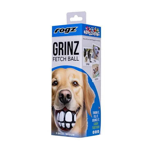 Rogz - Grinz 3 Ball Variety Pack - Pets Wonderland