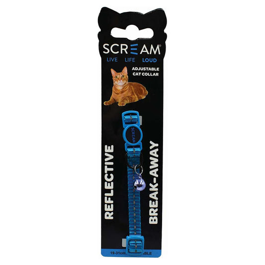 Scream - Reflective Adjustable Cat Collar