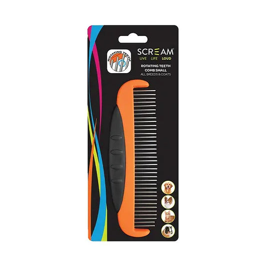 Scream - Rotating Pin Comb - Pets Wonderland
