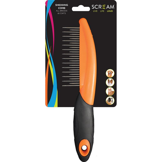 Scream - Shedding Comb - Pets Wonderland