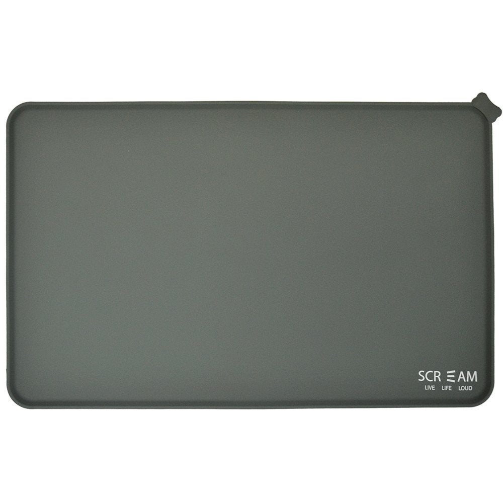 Scream - Silicon Food Mat Grey