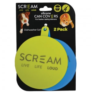 Scream - Silicone Pet Food Can Cover 2 Pack - Pets Wonderland