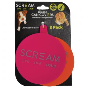 Scream - Silicone Pet Food Can Cover 2 Pack - Pets Wonderland