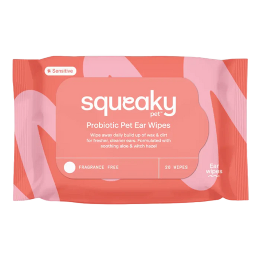 Squeaky - Probiotic Ear Wipes 20 Pack - Pets Wonderland
