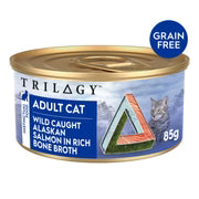 Trilogy - Wild Caught Salmon in Bone Broth 85g - Pets Wonderland