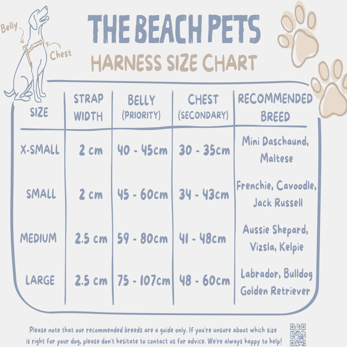 The Beach Pets - Waterproof No-Pull Harness