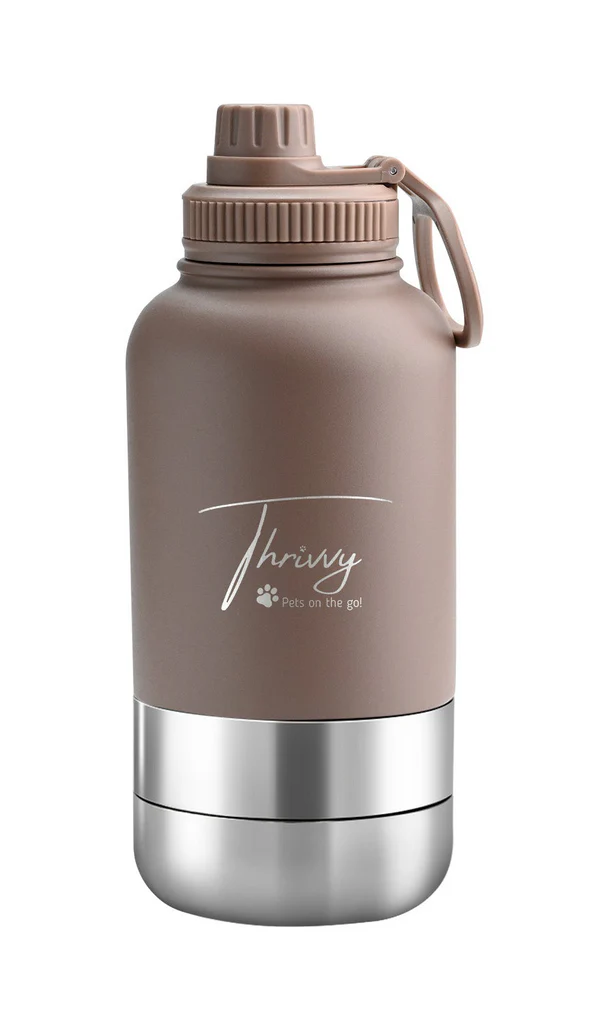 Thrivvy - 3 in 1 Companion Travel Water Bottle - Pets Wonderland