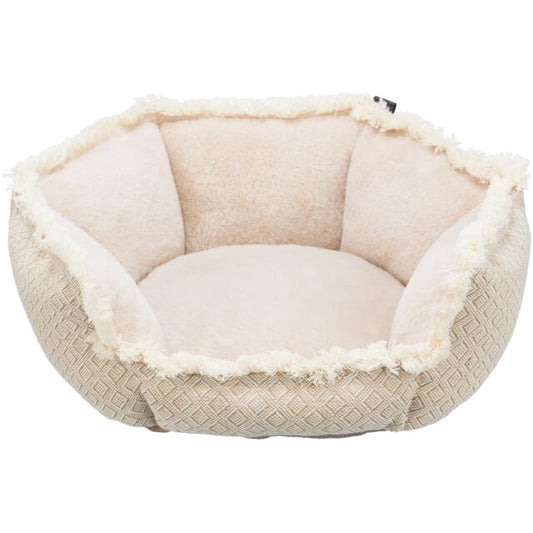 Trixie - Boho Square Bed Biege - Pets Wonderland