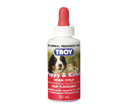 Troy - Puppy & Kitten Wormer 50ml