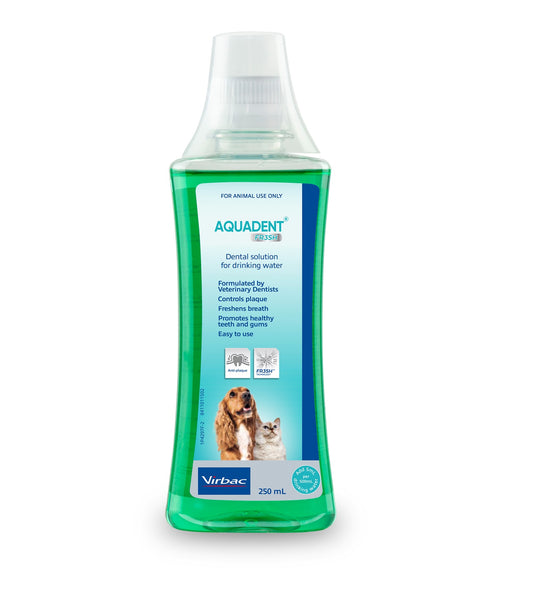 Virbac - Aquadent Drinking Water Additive For Dogs And Cats 250ml - Pets Wonderland
