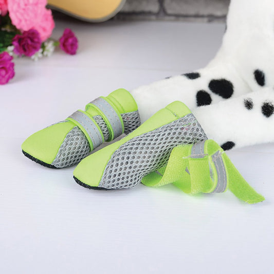 Zeez - Dog Fashion Mesh Boots Green Small - Pets Wonderland