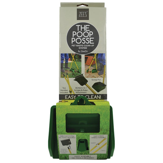 Zeez - Poop Posse Pet Waste Clean Up Brush & Pan - Pets Wonderland