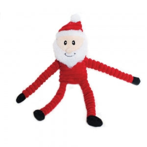 Zippy Paws - Holiday Crinkle Santa