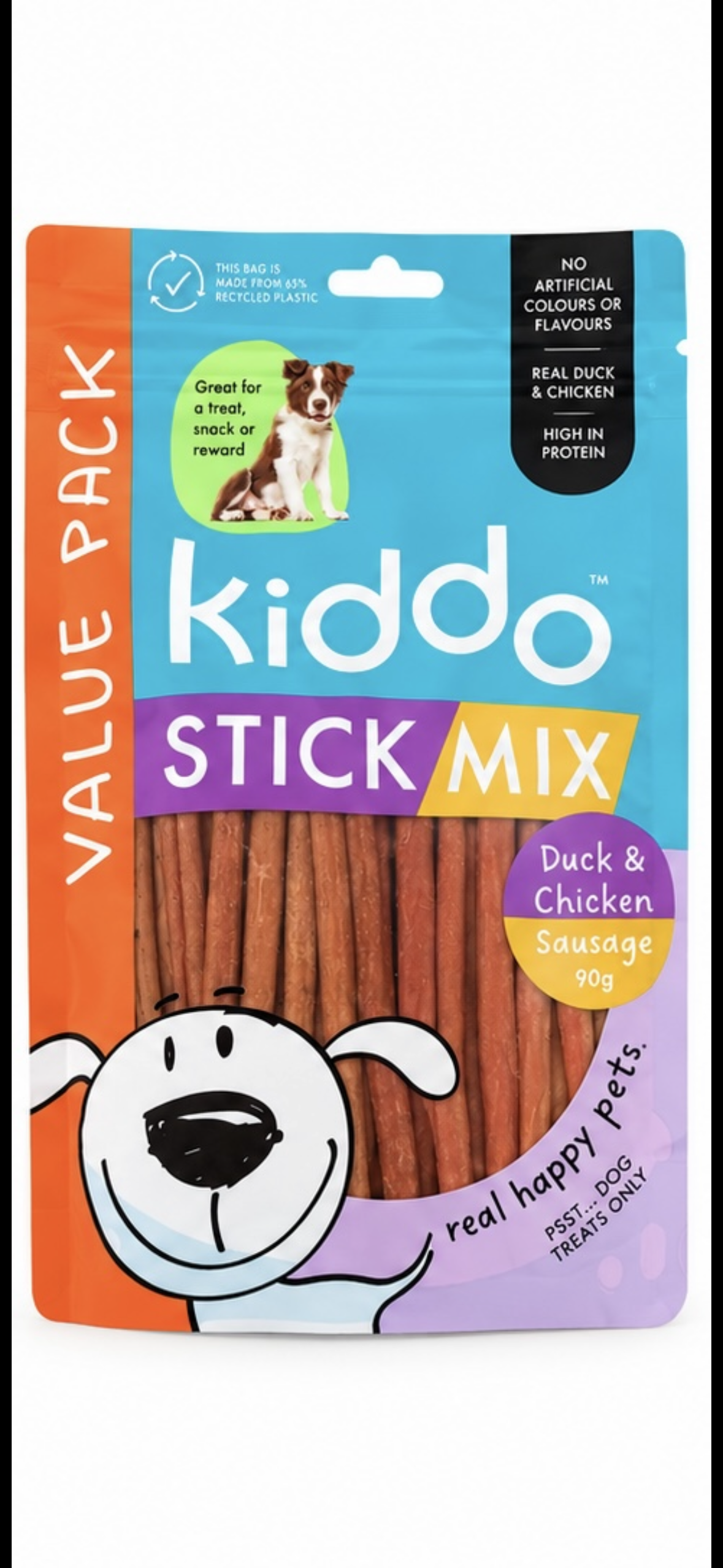 Kazoo KIDDO - Stick Mix Chicken & Duck Sausage 450G