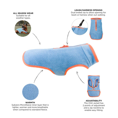 Huskimo - Chill Dog Coat Blue