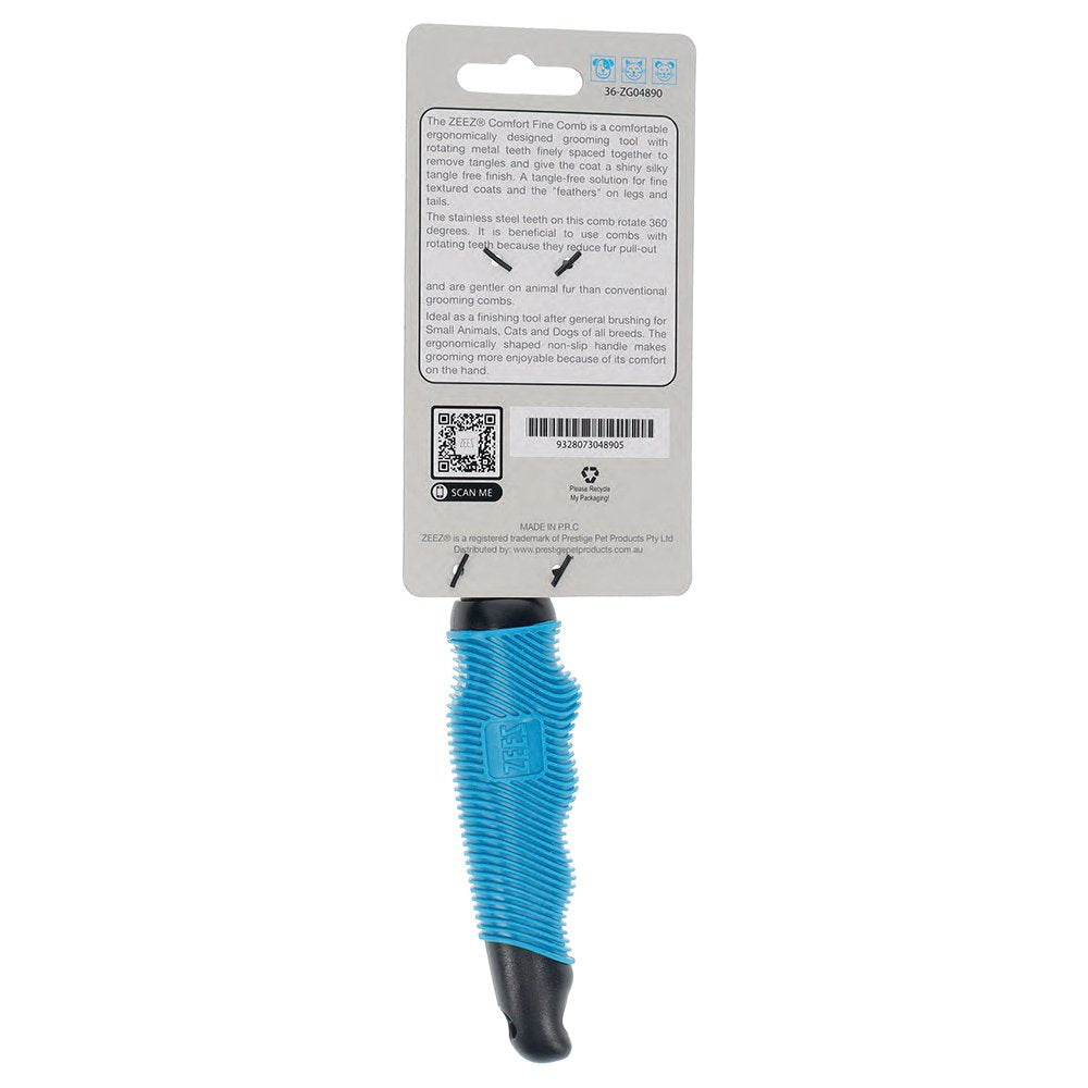 Zeez - Comfort Rotating Teeth Fine Comb (42 Teeth ) 22.5x2.8cm