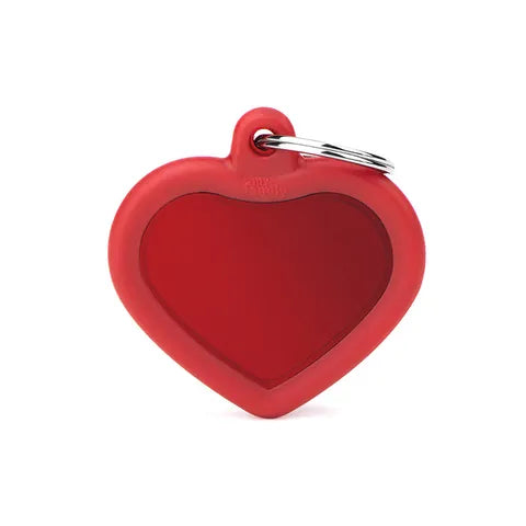 My Family - Hush Tag Heart Red - Pets Wonderland
