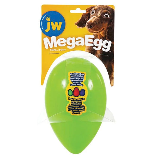 JW - Mega Egg Dog Toy Small Green - Pets Wonderland