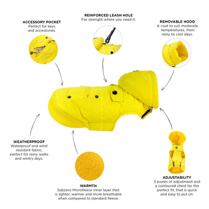 Huskimo - MT Buller Dog Coat Yellow