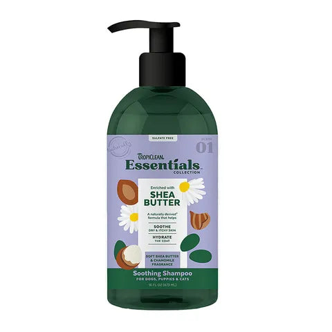 TropiClean - Essentials SheaButter Shampoo 473mL - Pets Wonderland